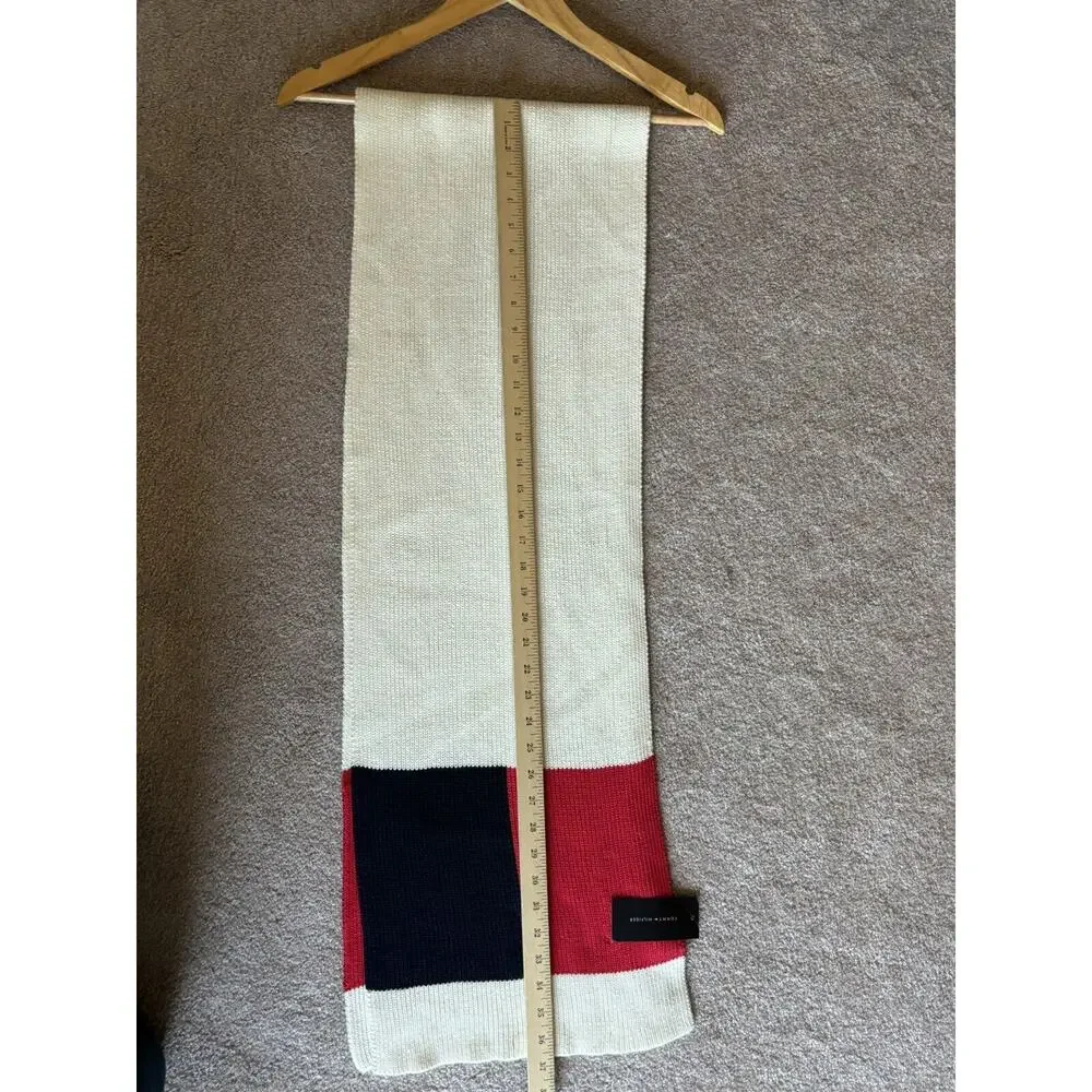 NEW Scarf Tommy Hilfiger Flag Color Block Stripe GREAT GIFT Holiday One Size